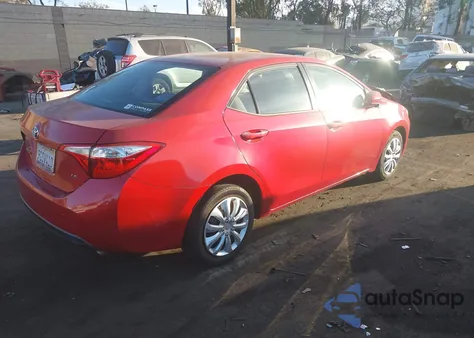 2015 Toyota Corolla Le from USA, damaged, VIN 5YFBURHEXFP256923